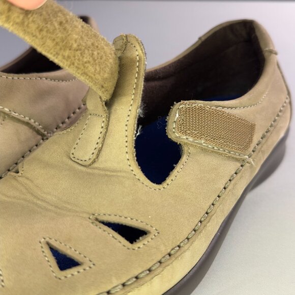 SAS Roamer - Women's Slip-on Loafer Velcro Comfort Walking Shoe, Size 8M Sage - Picture 8 of 8